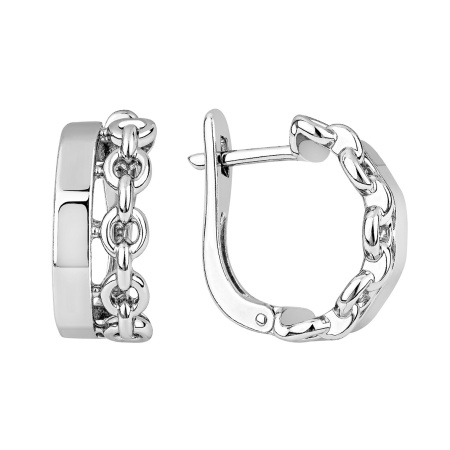 Купить оптом серьги из серебра без вставок 2340405435 от Krasnoe