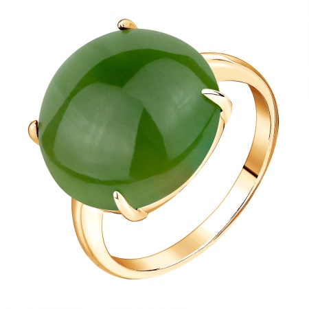 Купить оптом кольцо из серебра с нефритом 1320355145 от Krasnoe