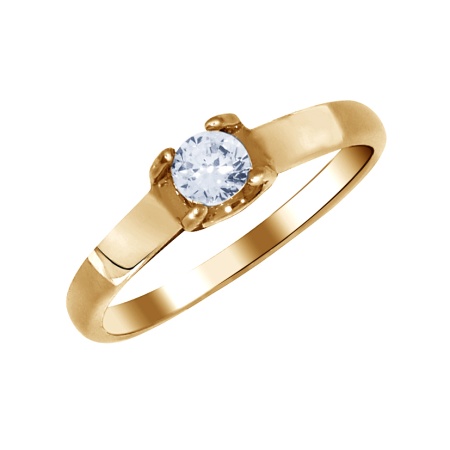 Купить оптом кольцо из серебра с фианитами 1320200048 от Krasnoe