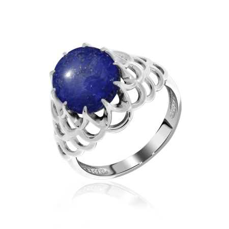 Купить оптом кольцо из серебра с лазуритом 1340471541 от Krasnoe