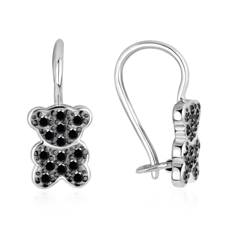 Купить оптом серьги из серебра с ситаллами 2340885608л-20 от Krasnoe