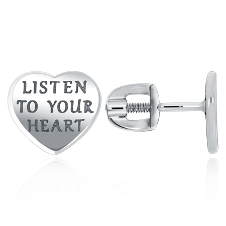 Купить оптом пусеты из серебра без вставок 2340405415 от Krasnoe