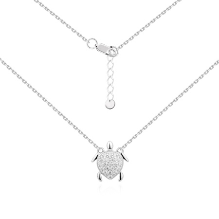 Купить оптом колье из серебра с фианитами 8340206521л-7-35 от Krasnoe