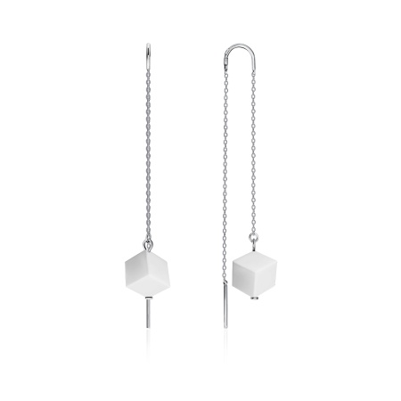 Купить оптом серьги из серебра с агатами 2340390703-2-10 от Krasnoe