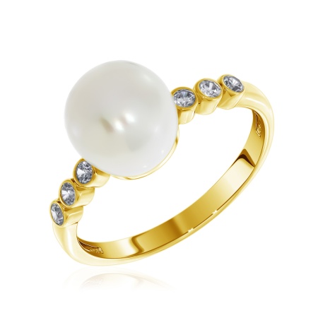 Купить оптом кольцо из серебра с фианитами 1318050800л от Krasnoe