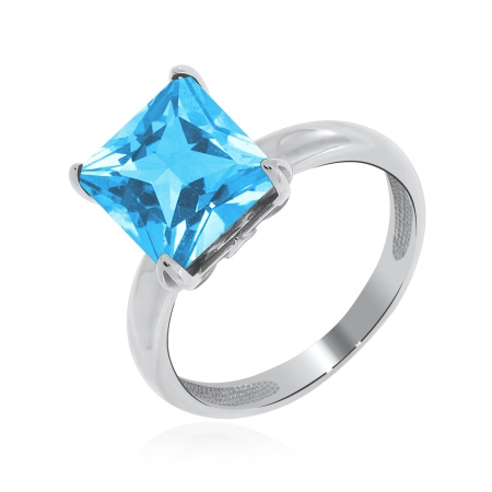 Купить оптом кольцо из серебра с топазом 1340071551 от Krasnoe