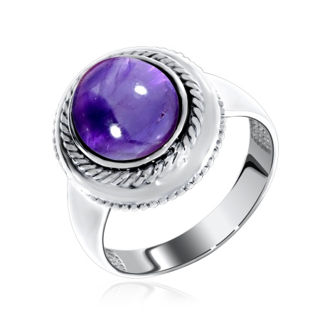 Купить оптом кольцо из серебра с натуральным корундом 1310220933-90 от Krasnoe