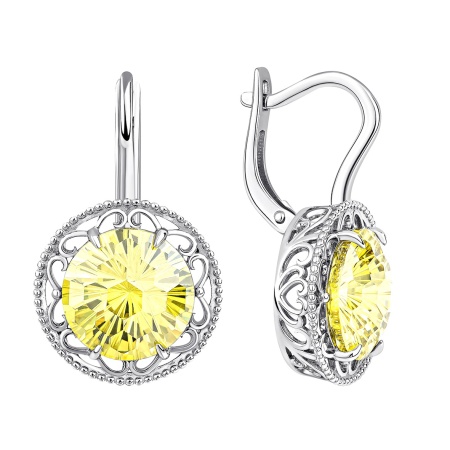 Купить оптом серьги из серебра с фианитами 2340201976-65 от Krasnoe