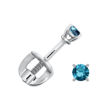 Купить оптом пусеты из серебра с ситаллами П340880425-76 от Krasnoe