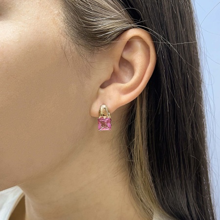 Купить оптом серьги из серебра с топазами 2320071533-30 от Krasnoe