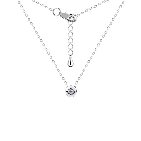 Купить оптом колье из серебра с фианитом 8340204776-3-40 от Krasnoe