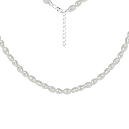 Купить оптом бусы из серебра с жемчугами 8340056247-38 от Krasnoe