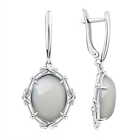 Купить оптом серьги из серебра с перламутрами 2340495098 от Krasnoe