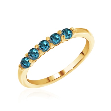 Купить оптом кольцо из серебра с топазами 1320071319-76 от Krasnoe