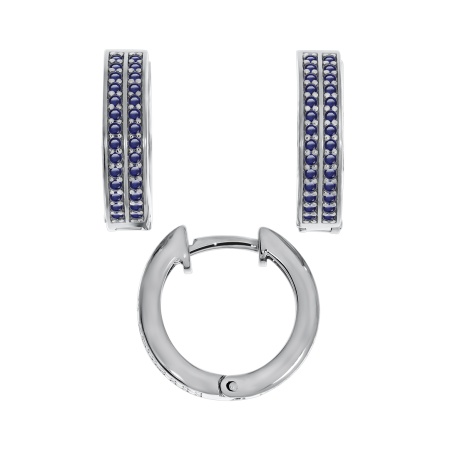 Купить оптом серьги из серебра с фианитами и ситаллами 2340871274л от Krasnoe