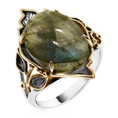 Купить оптом кольцо из серебра с лабрадоритом 1317Л05171 от Krasnoe