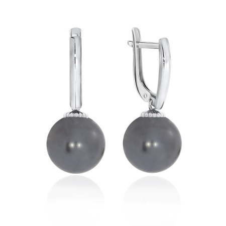 Купить оптом серьги из серебра с жемчугами 2340240833-22 от Krasnoe