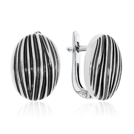 Купить оптом серьги из серебра без вставок 2310401377 от Krasnoe