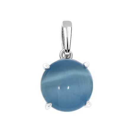 Купить оптом подвеска из серебра с кошачий глазом 3340265946-70 от Krasnoe