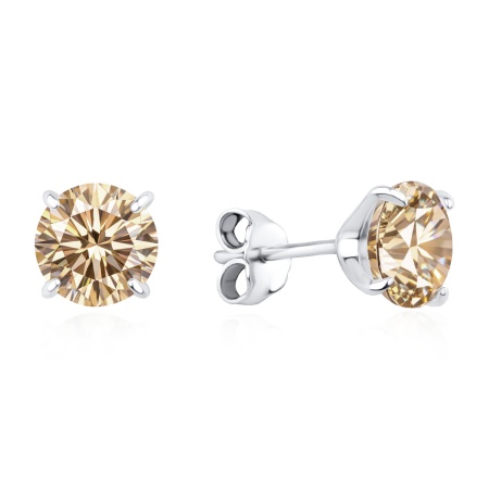 Купить оптом пусеты из серебра с муассанитами 2340975605-39 от Krasnoe