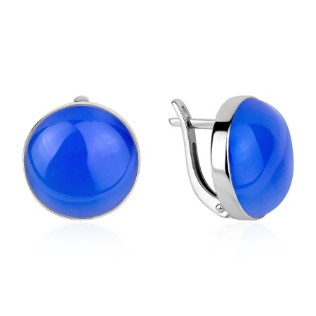 Купить оптом серьги из серебра с агатами 2340395891-70 от Krasnoe