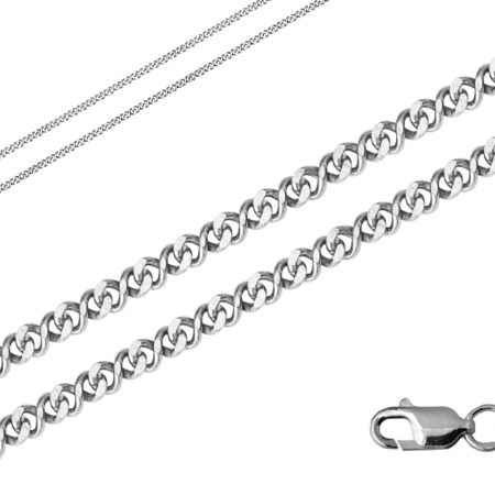 Купить оптом цепь из серебра без вставок 365705504055 от Krasnoe