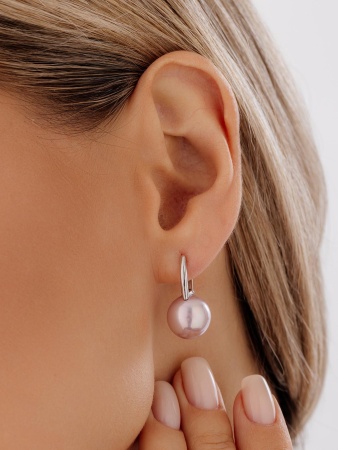 Купить оптом серьги из серебра с жемчугами 2340244318-47 от Krasnoe