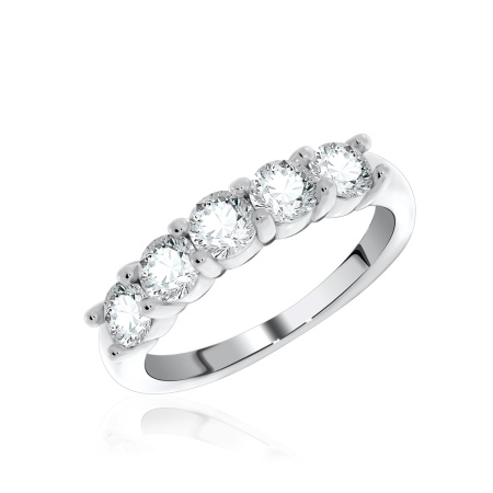 Купить оптом кольцо из серебра с фианитами 1340201321 от Krasnoe