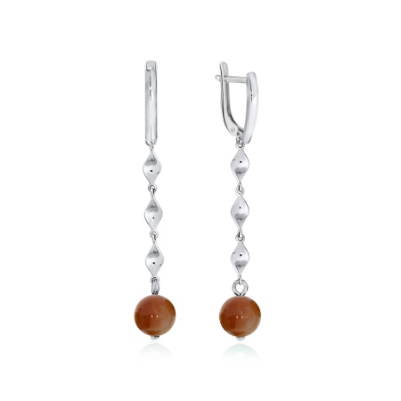 Купить оптом серьги из серебра с кварцем 2340991514 от Krasnoe