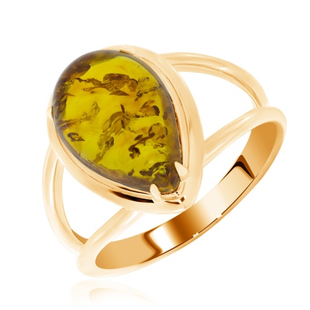 Купить оптом кольцо из серебра с янтарём 1320481828 от Krasnoe