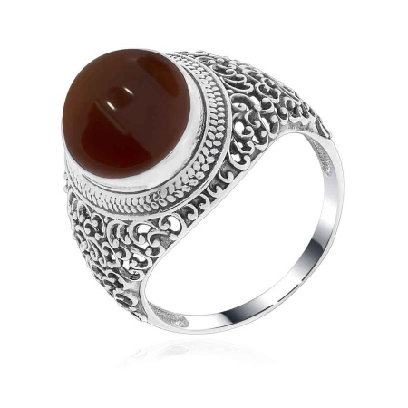 Купить оптом кольцо из серебра с агатом 1310390927-40 от Krasnoe