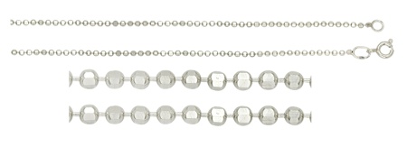 Купить оптом цепь из серебра без вставок 365715045050 от Krasnoe