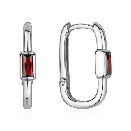 Купить оптом серьги из серебра с фианитами 2340205875-31 от Krasnoe