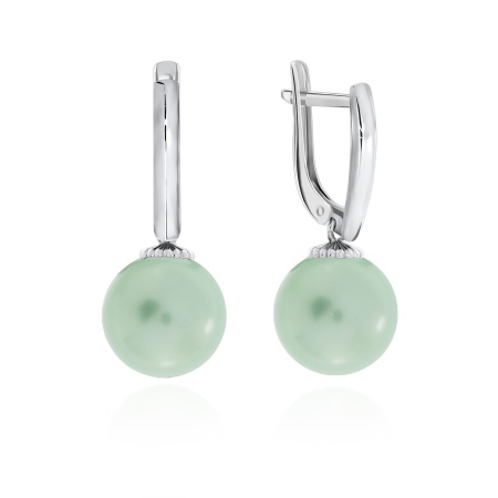 Купить оптом серьги из серебра с жемчугами 2340240821-68 от Krasnoe