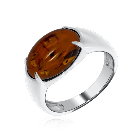 Купить оптом кольцо из серебра с янтарём 1340480991 от Krasnoe