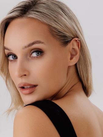 Купить оптом серьга из серебра без вставок 2320404888 от Krasnoe