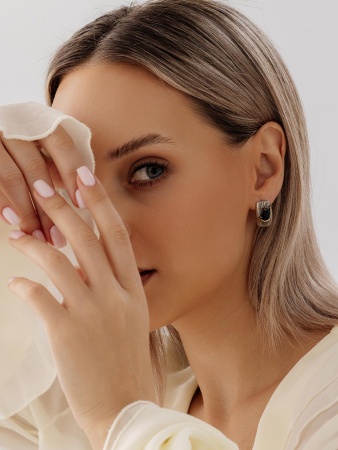 Купить оптом серьги из серебра с агатами 2317391755-20 от Krasnoe