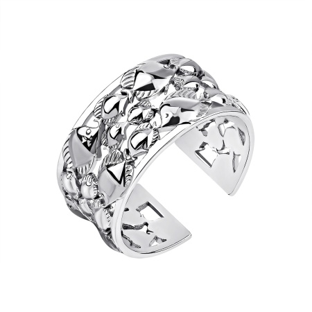 Купить оптом кольцо из серебра без вставок 1340401737 от Krasnoe