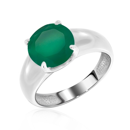 Купить оптом кольцо из серебра с агатом 1340391116-60 от Krasnoe