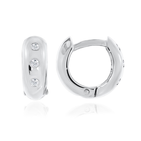 Купить оптом серьги из серебра с фианитами 2340202001 от Krasnoe