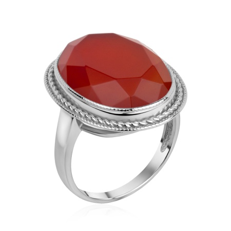 Купить оптом кольцо из серебра с агатом 1340396392-31 от Krasnoe