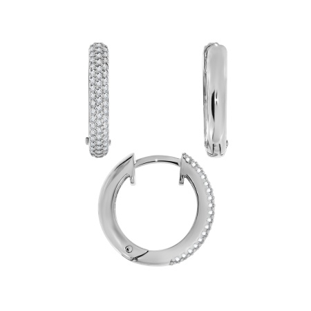 Купить оптом серьги из серебра с фианитами 2340201279л от Krasnoe