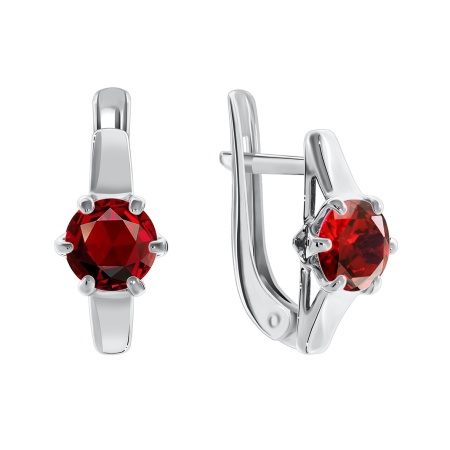 Купить оптом серьги из серебра с фианитами 2340200262-31 от Krasnoe