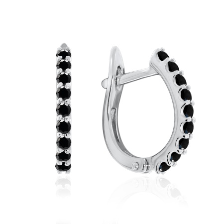 Купить оптом серьги из серебра с фианитами 2340201315-1-20 от Krasnoe