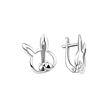 Купить оптом серьги из серебра без вставок 2340405210 от Krasnoe