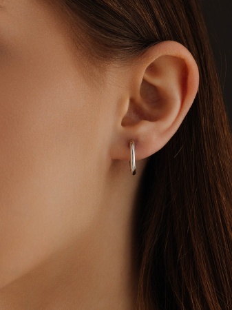 Купить оптом серьги из серебра без вставок 2340400365 от Krasnoe