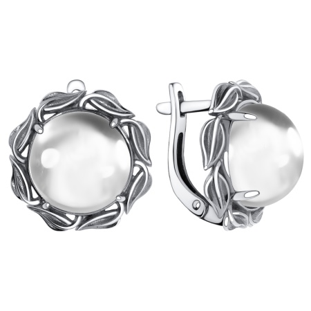 Купить оптом серьги из серебра с хрусталём 2340525720 от Krasnoe