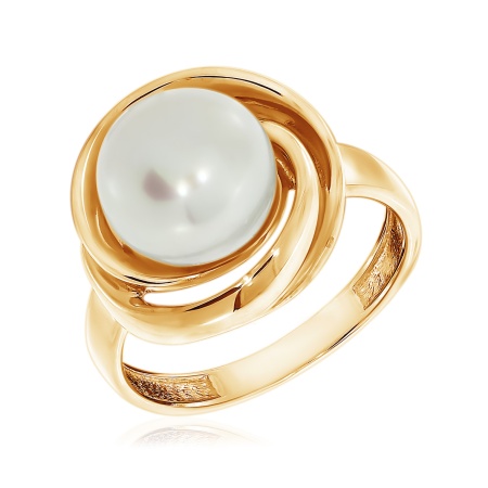 Купить оптом кольцо из серебра с жемчугом 1320050843 от Krasnoe