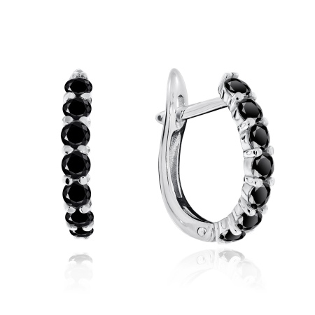 Купить оптом серьги из серебра с ситаллами 2340881319-20 от Krasnoe