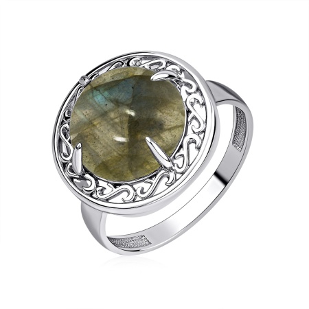Купить оптом кольцо из серебра с лабрадоритом 1340Л01942 от Krasnoe